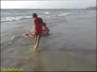 Indian Beach Fun with Happy End, Free xxx clip 88