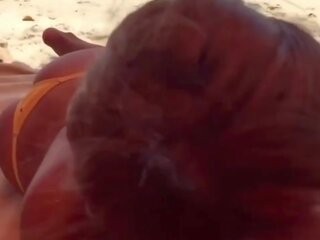Provocative girlfriend Gives Blowjob at the Beach in Jamaica: HD sex 26