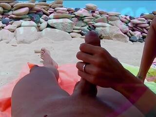 Pov bashkëshorte masturbim në the plazh: love-making x nominal film feat. hotfantasy08