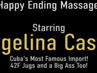 Ανώτερος μασάζ και μουνί fucking&excl; κουβανέζικο seductress angelina castro παίρνει dicked&excl;