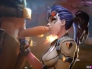 Overwatch heroes adult movie time with big cocks