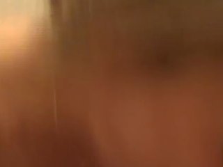 POV Bathroom BJ! member Sucking With Cum Sprayed All Over Giant Real Titties!
