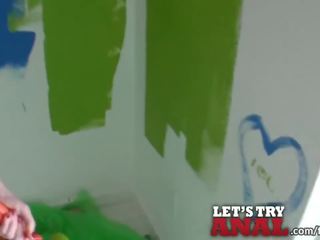 Mofos - fun with paint initiates to göte sikişmek