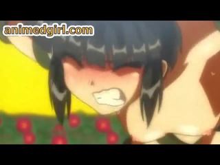 Gebonden omhoog hentai hardcore neuken door shemale anime film