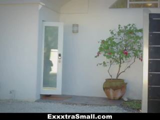 ExxxtraSmall - Tiny Small Pussy Stretched out by Huge pecker